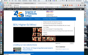 Committees Screen Shot
